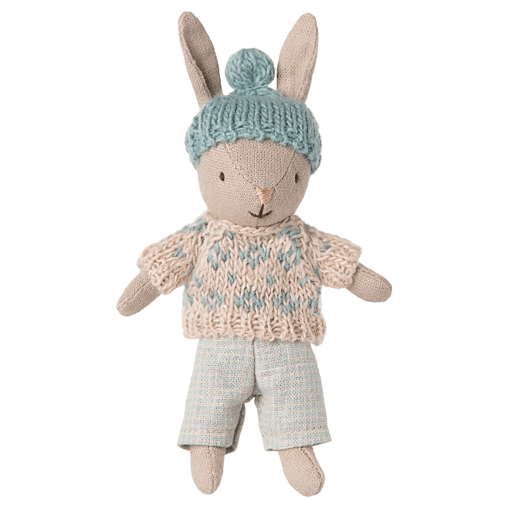 maileg Winterkaninchen Micro Sand Minze - Little Baby Pocket