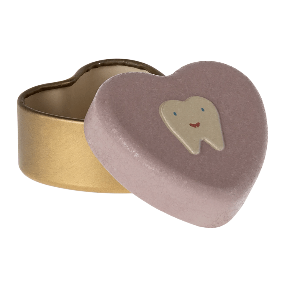 Maileg Zahnbox Herz – Nostalgische Zahndose als Erinnerungsstück - Little Baby Pocket