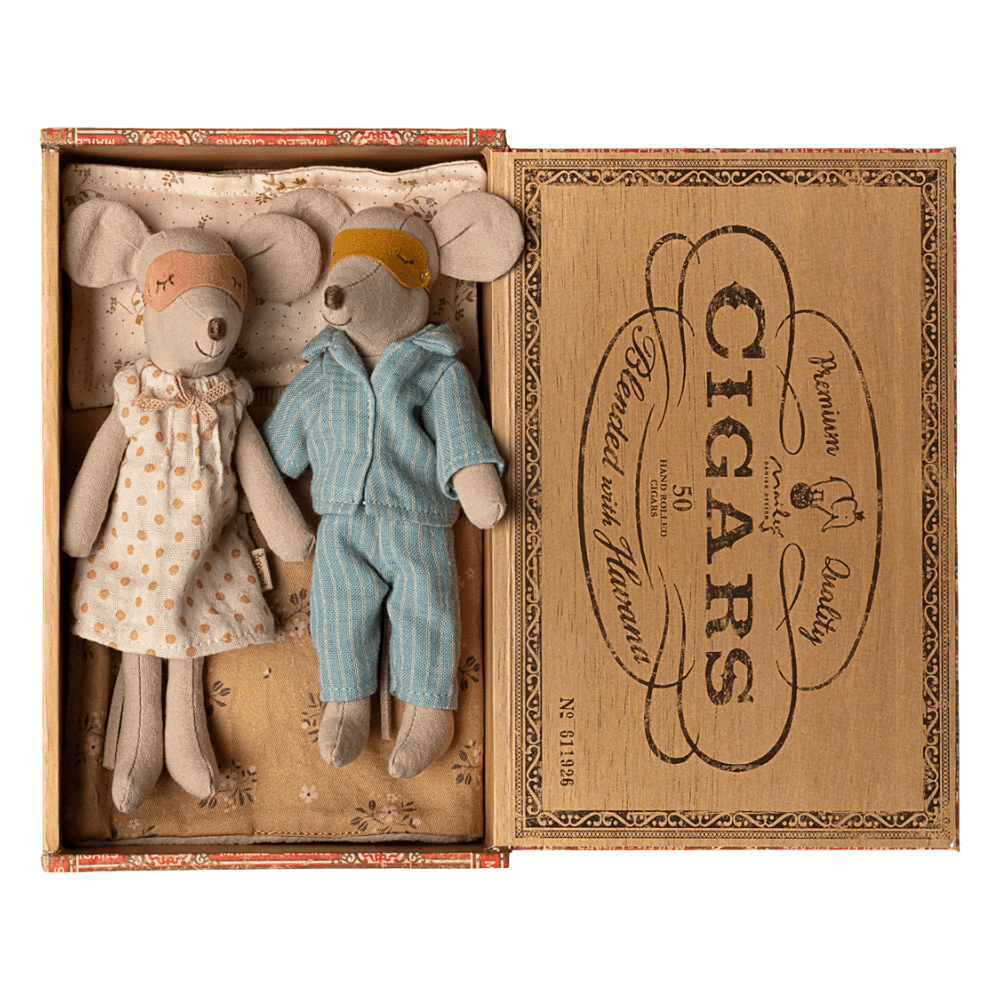 Mama und Papa Mäuse in Box - Little Baby Pocket