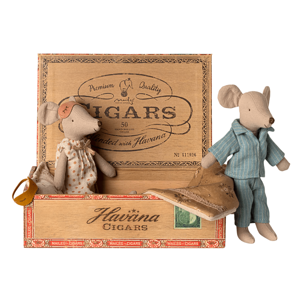 Mama und Papa Mäuse in Box - Little Baby Pocket