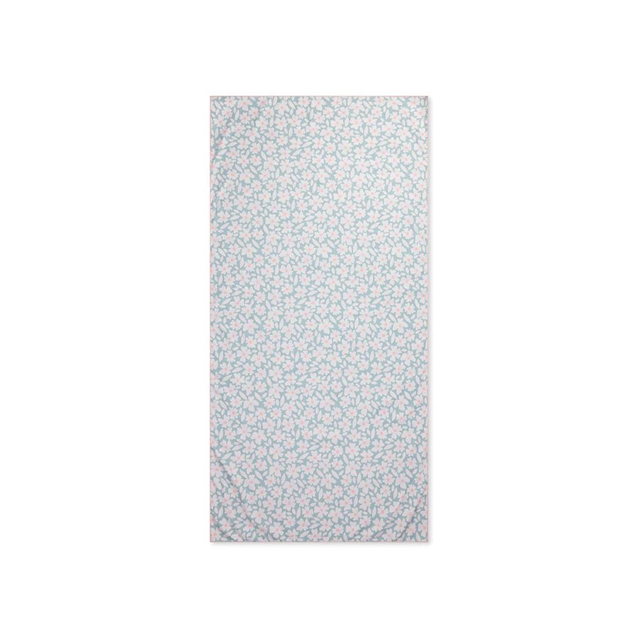 Swim Essentials - Mikrofaser Strandtuch "Green Flowers"
