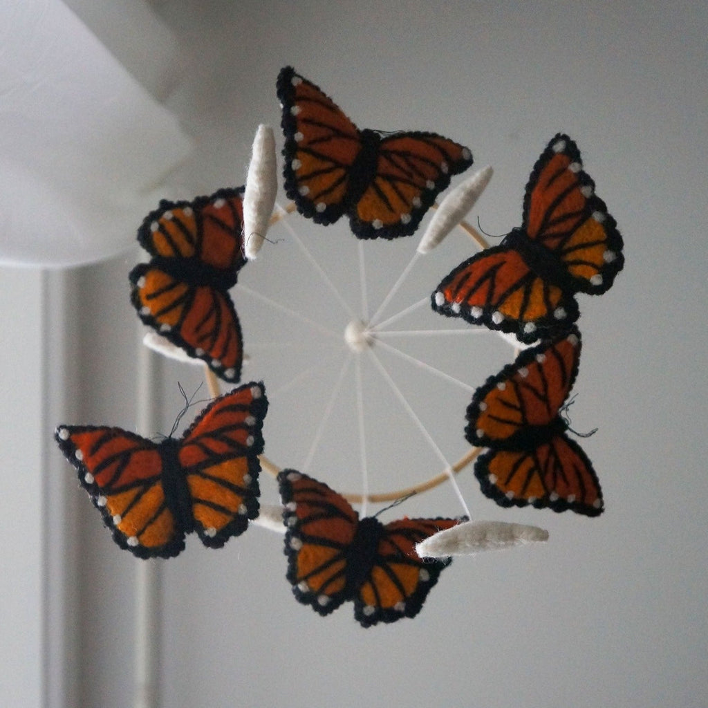 Mobile Butterfly Orange - Little Baby Pocket