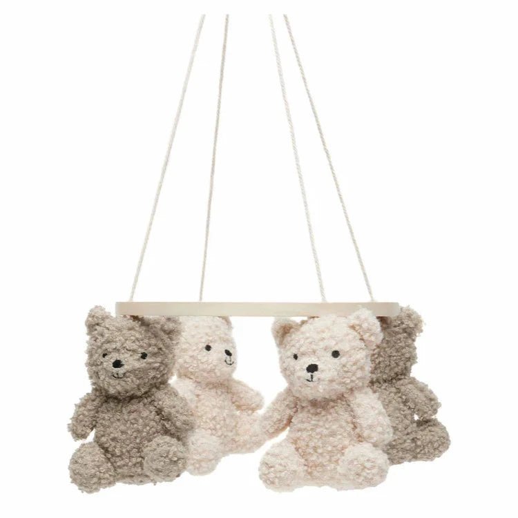 Mobile Teddy Bear - Olive Green/Naturel - Little Baby Pocket