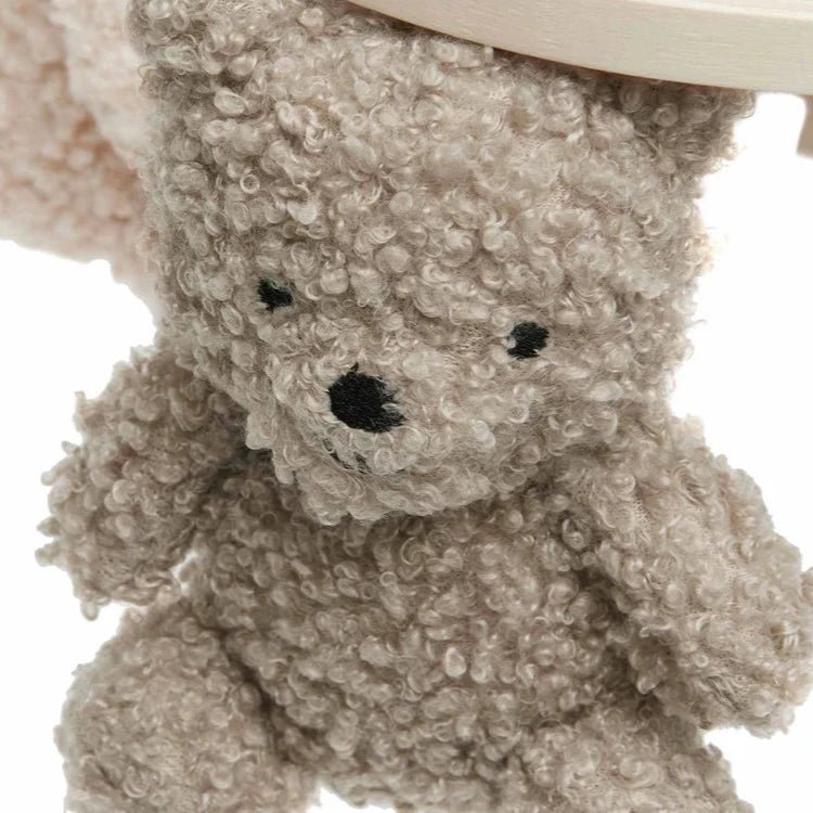 Mobile Teddy Bear - Olive Green/Naturel - Little Baby Pocket