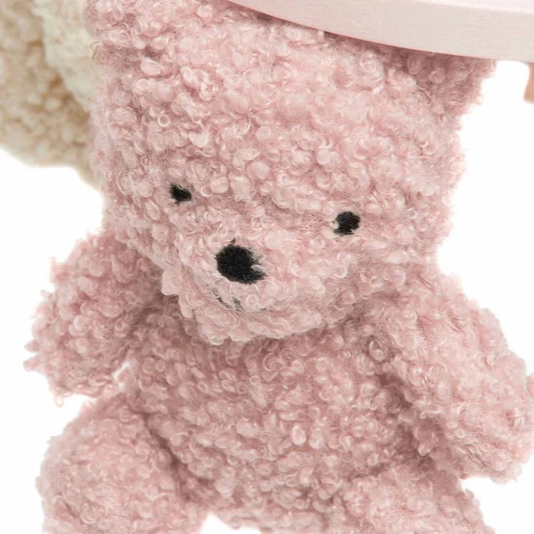 Mobile Teddy Bear - Wild Rose/Naturel - Little Baby Pocket