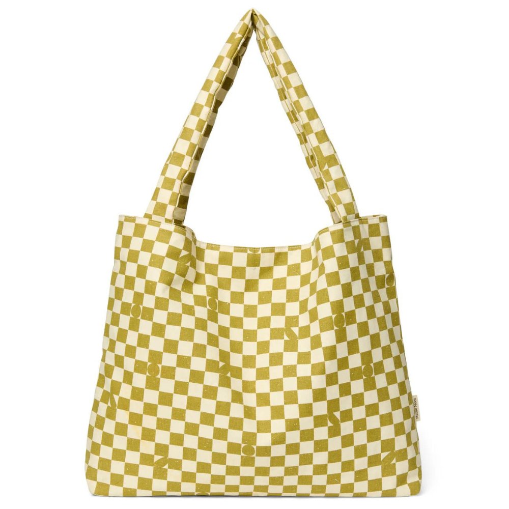 Mom Bag "Checkerboard Hay" - Little Baby Pocket