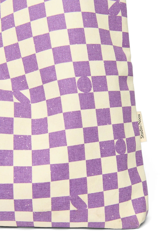 Mom Bag "Checkerboard Violet" - Little Baby Pocket