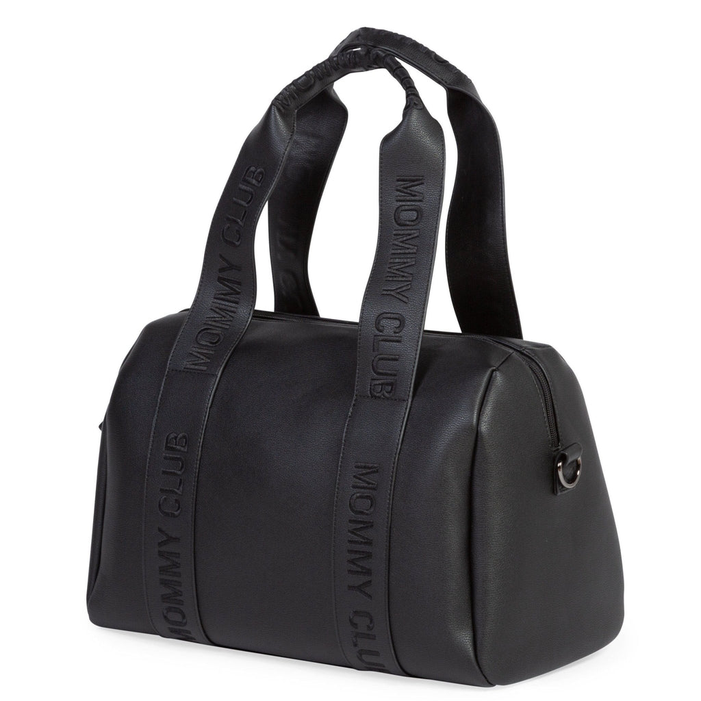 Mommy Club Wickeltasche "Simi Leder Black" - Little Baby Pocket