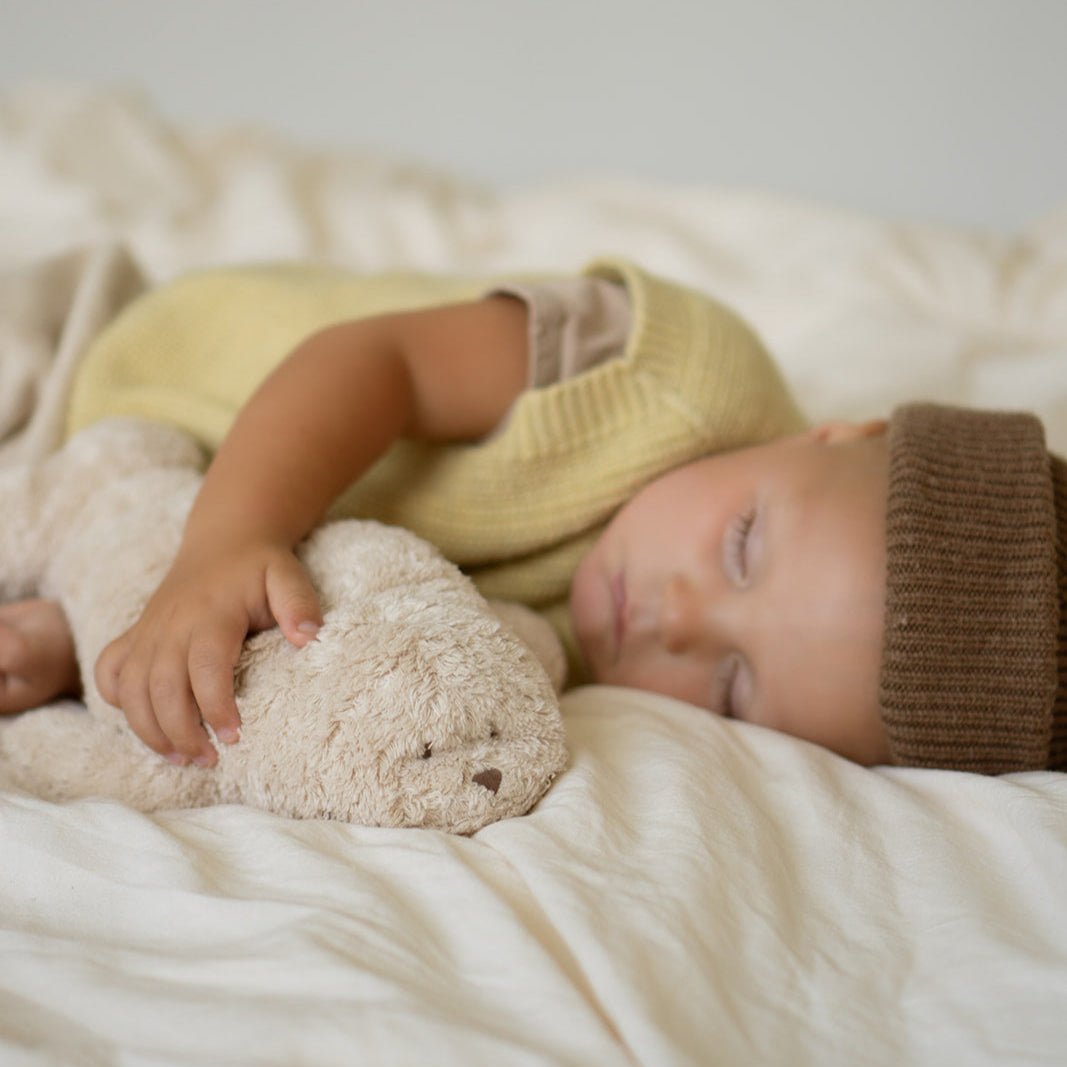 MOONIE Robbe: Bio Kuscheltier & Einschlafhilfe Baby Little Baby Pocket MOONIE Robbe: Bio Kuscheltier & Einschlafhilfe Baby Little Baby Pocket