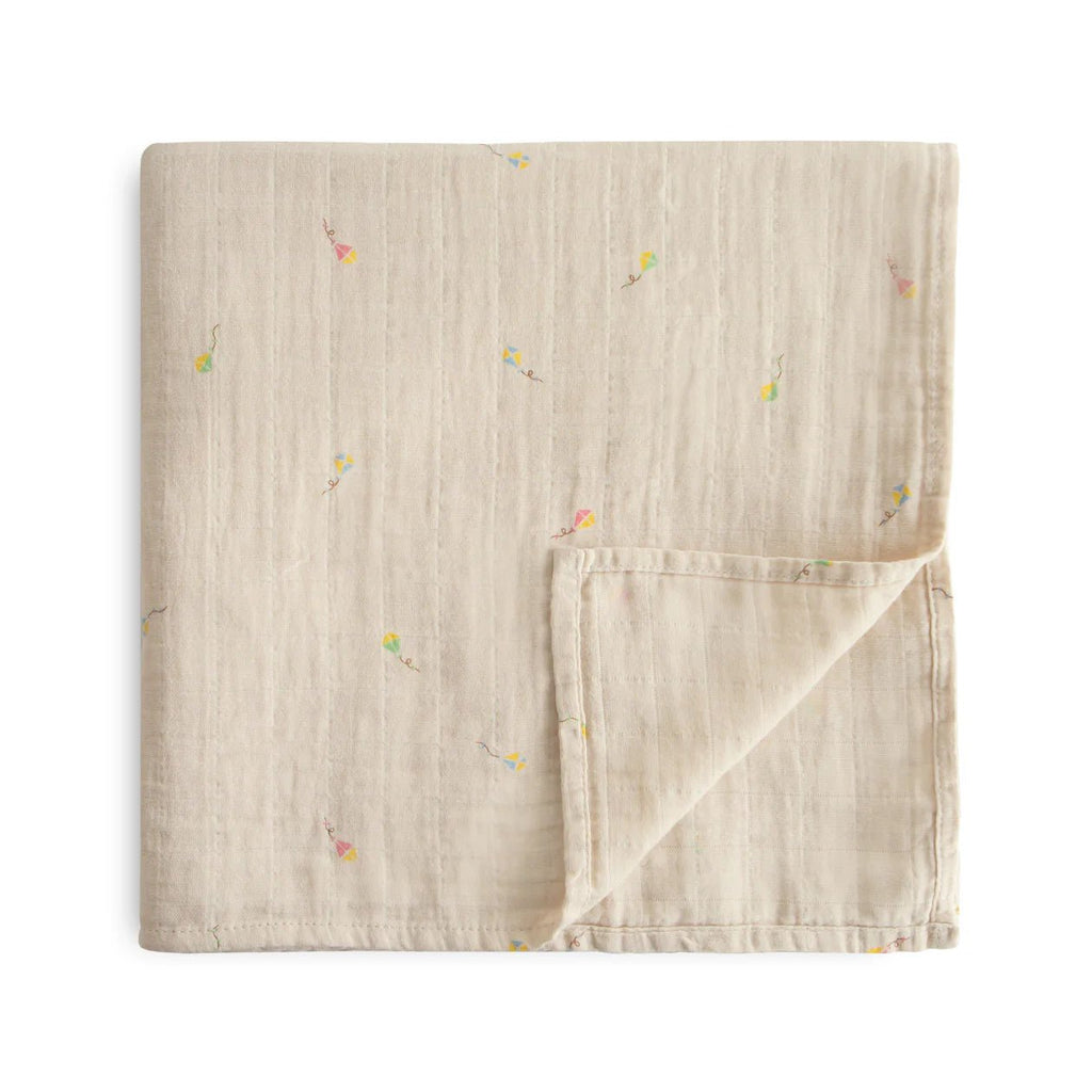 mushie - Mulltuch Swaddle Muslin Kites