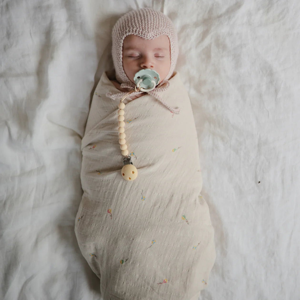 mushie - Mulltuch Swaddle Muslin Kites
