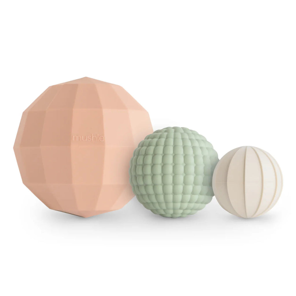 Mushie Nesting Spheres – Sensorisches Spielzeug - Little Baby Pocket