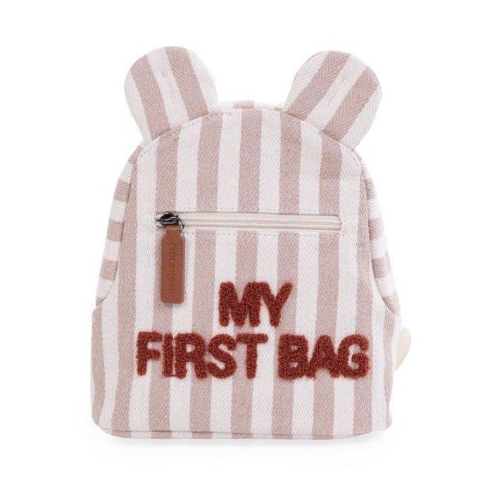 My First Bag Kinderrucksack "Streifen Nude" - Little Baby Pocket