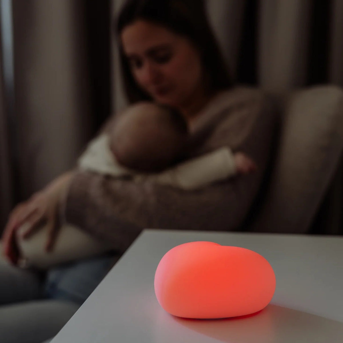 Nachtlicht Herz Ruby – Sanftes Stilllicht von Flow Amsterdam – Little Baby Pocket