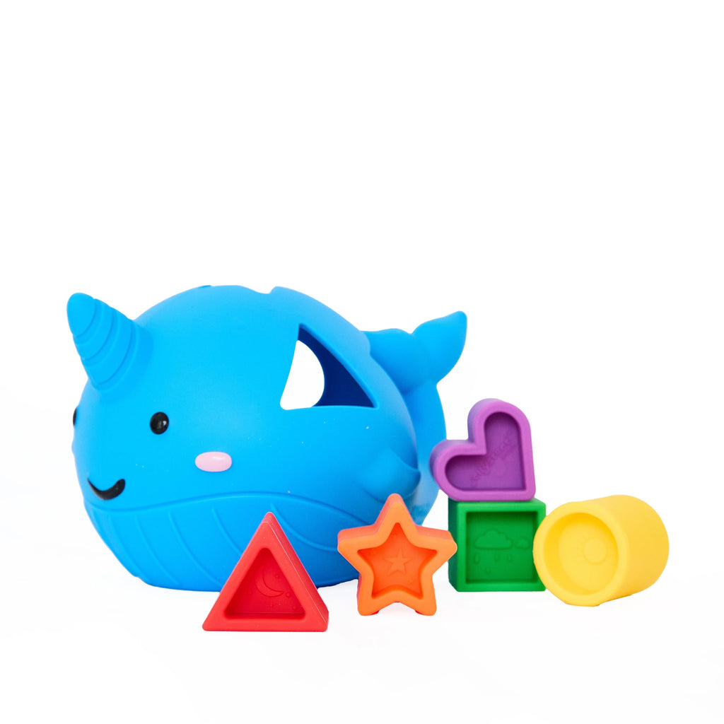 Jellystone - Narwhal Shape Sorter Bright