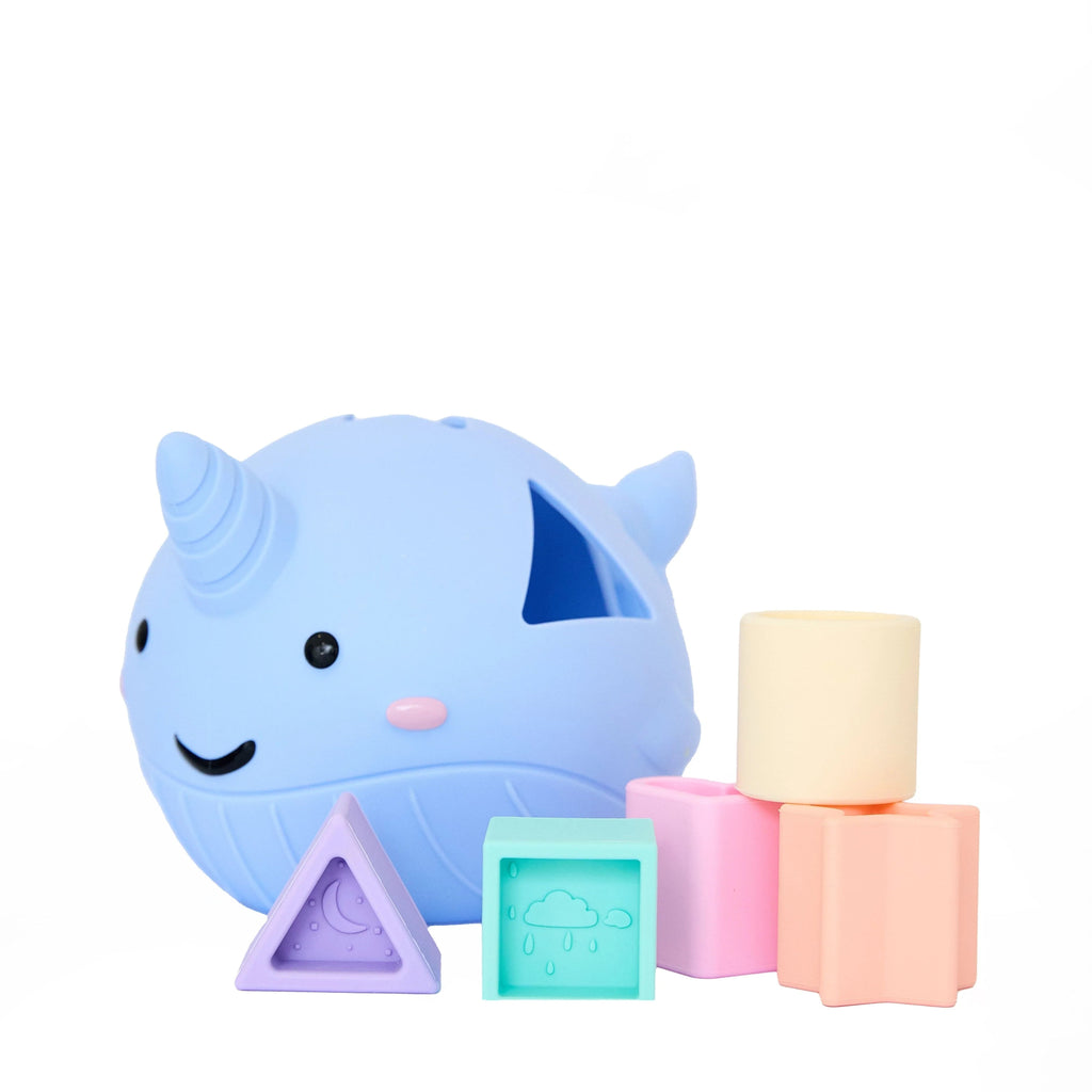 Jellystone - Narwhal Shape Sorter Pastel