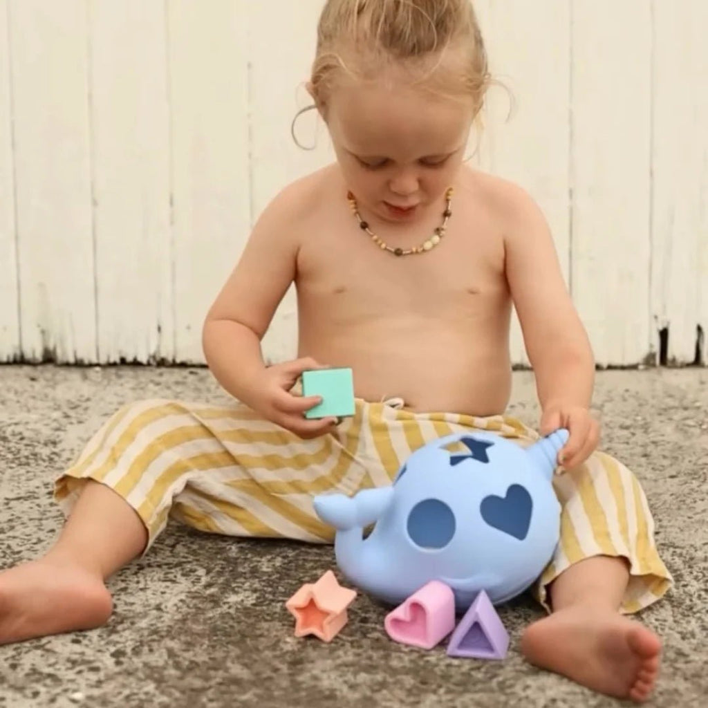 Jellystone - Narwhal Shape Sorter Pastel