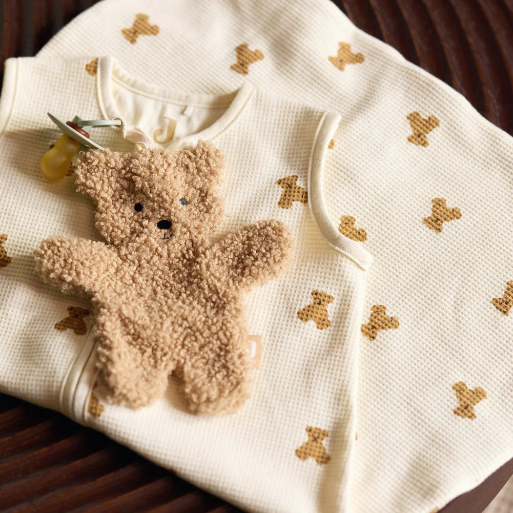 Schlafsack 60cm Jersey Little Waffle Mini Teddy Bear von Jollein – Little Baby Pocket