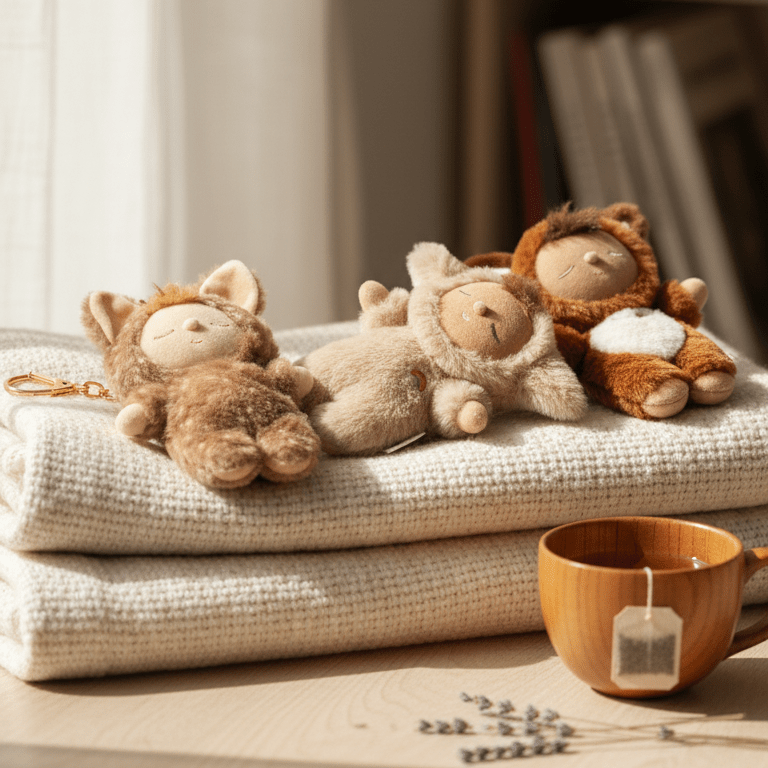 Olli Ella Cozy Bag Charm – Kuscheliger Taschenanhänger - Little Baby Pocket