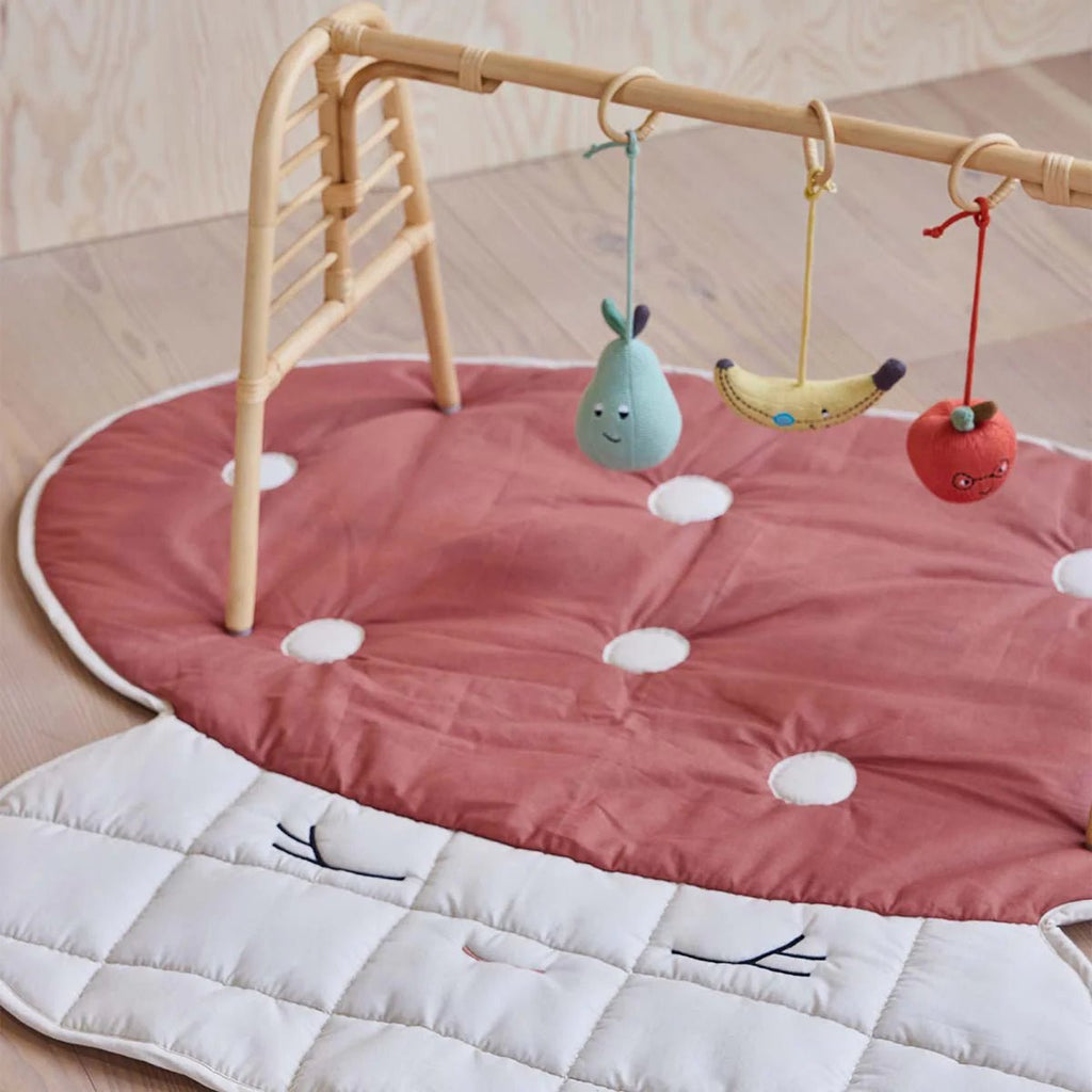 Gemütliche Bio-Baumwolle Spielmatte im Pilzdesign von Oyoy - Little Baby Pocket