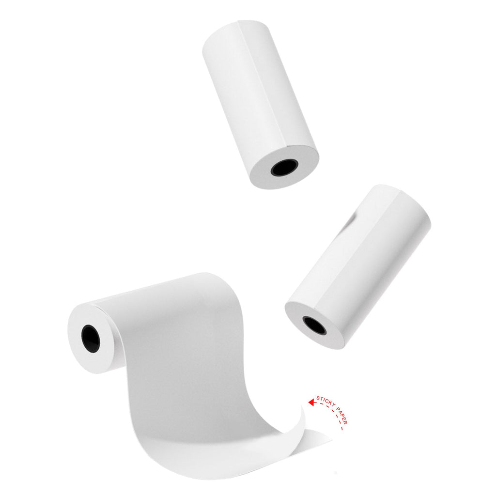The Zoofamily - Papierrollen - Selbstklebend - 3er Nachfüllpack - Für Zoo Print Kamera