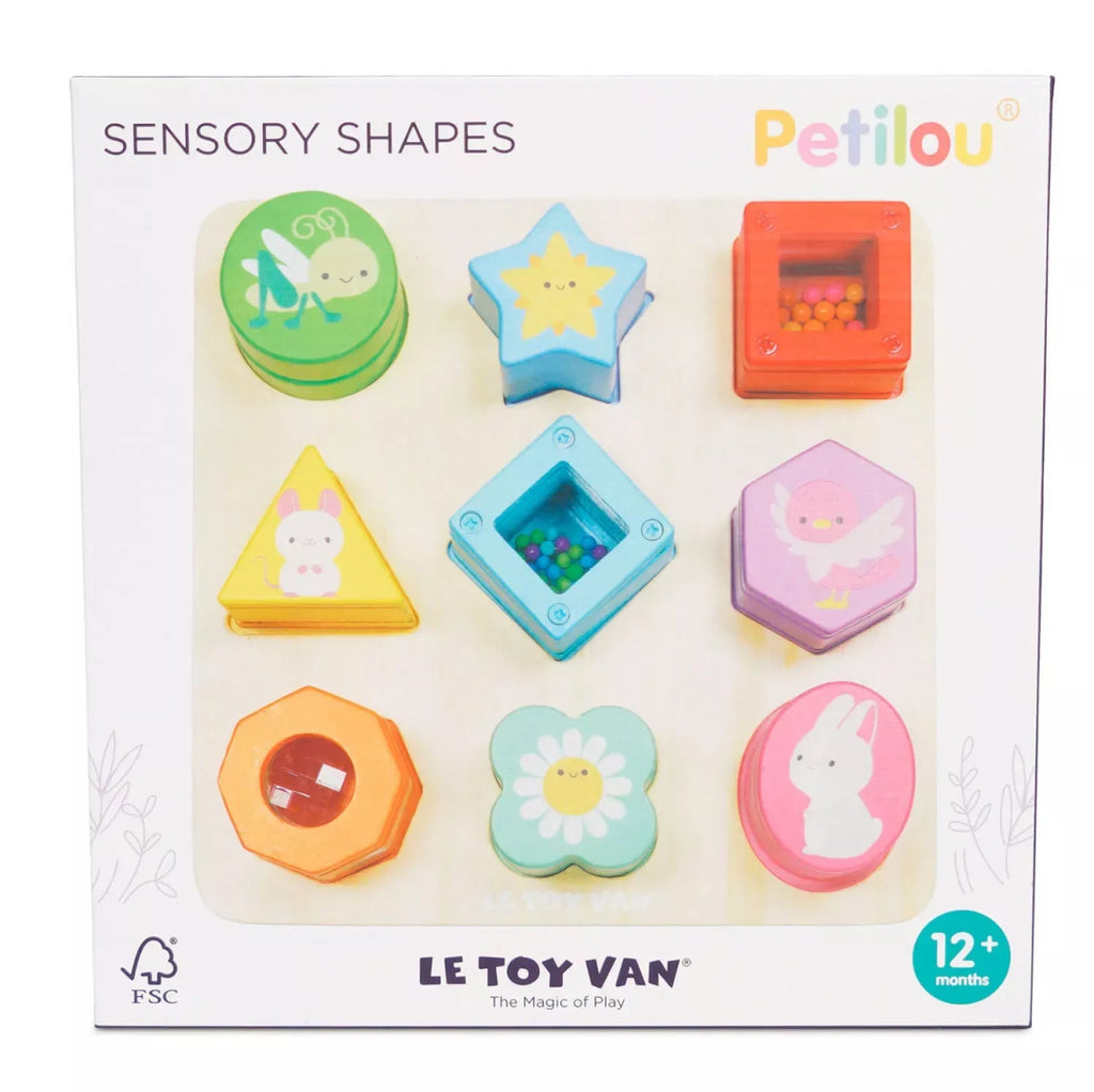 Petilou Sensorische Formen Sorter – Farben & Sinne entdecken - Little Baby Pocket