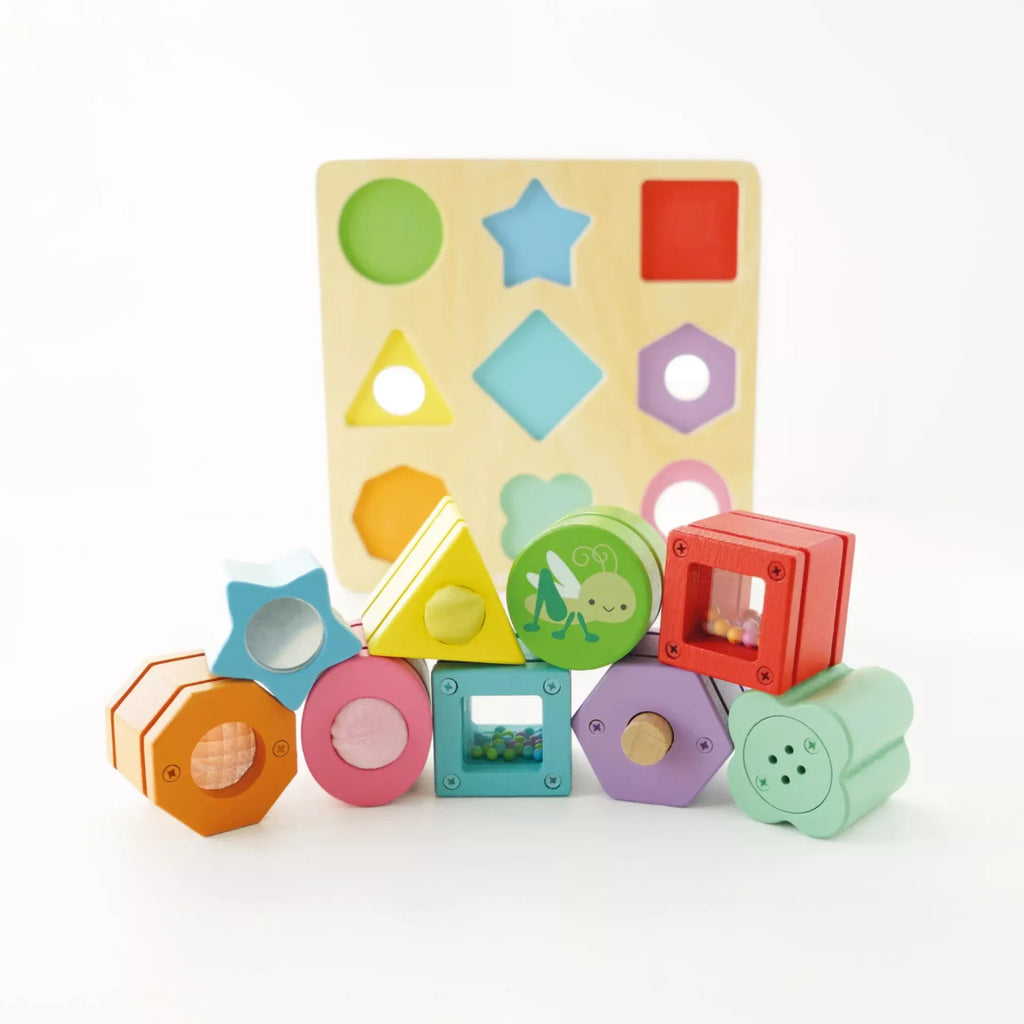 Petilou Sensorische Formen Sorter – Farben & Sinne entdecken - Little Baby Pocket