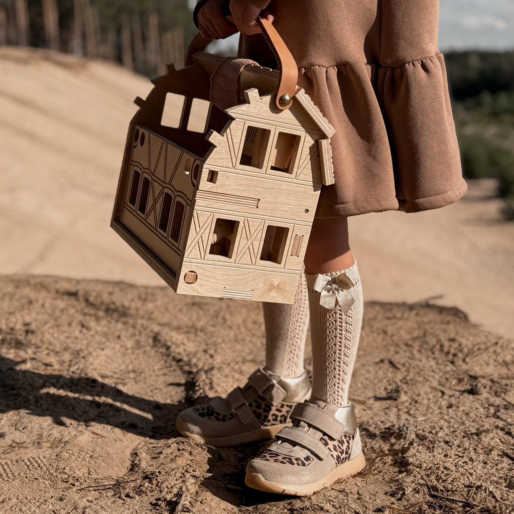 Puppenhaus aus Holz 4 in 1 - Little Baby Pocket