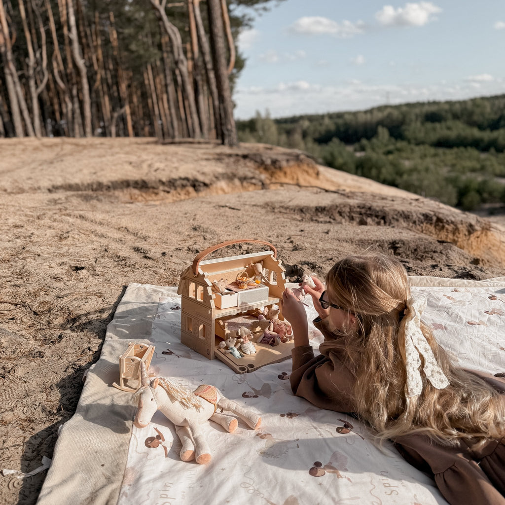 Puppenhaus aus Holz 4 in 1 - Little Baby Pocket