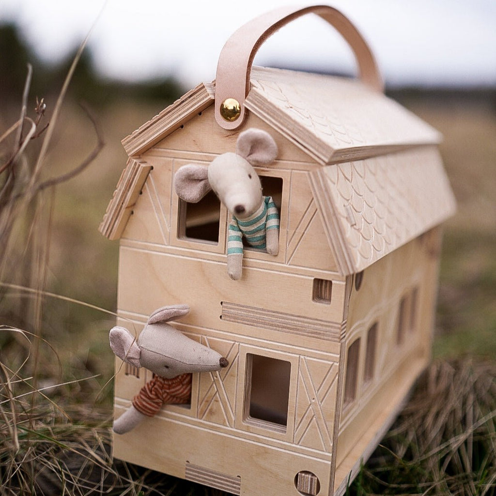 Puppenhaus aus Holz 4 in 1 - Little Baby Pocket