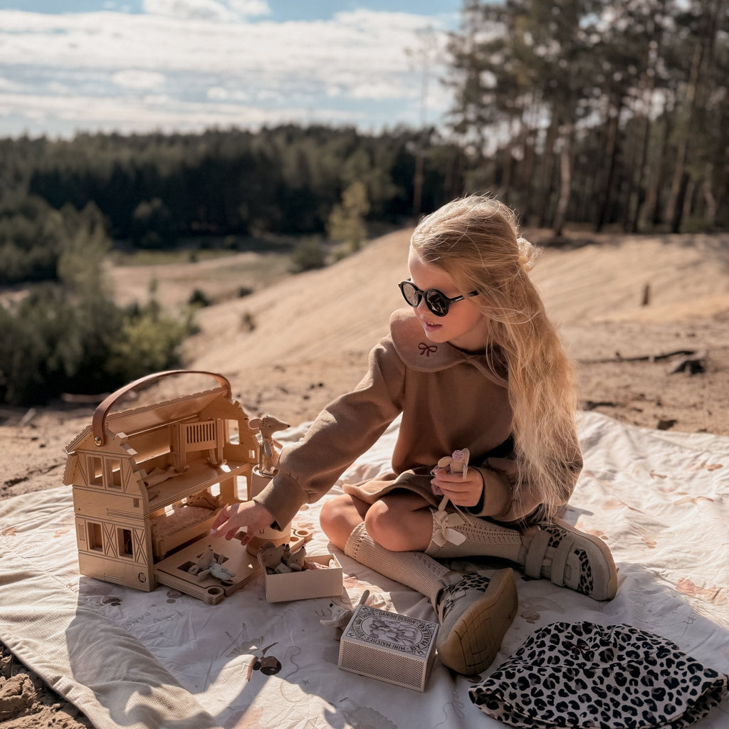 Puppenhaus aus Holz 4 in 1 - Little Baby Pocket