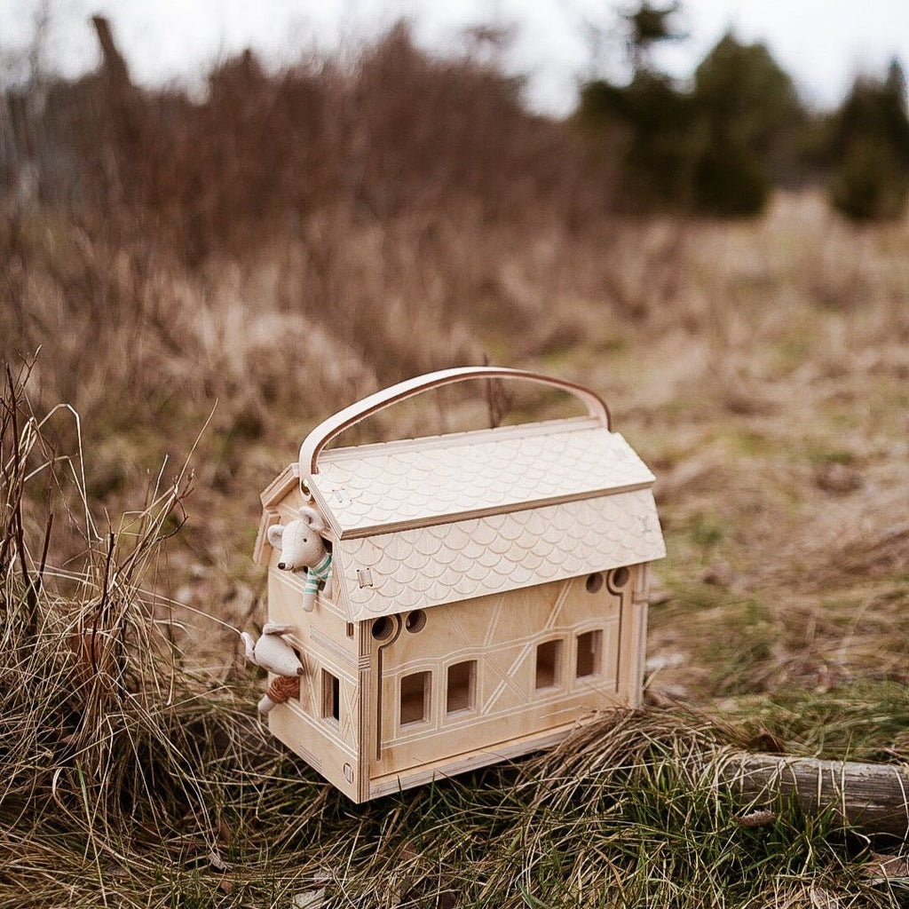 Puppenhaus aus Holz 4 in 1 - Little Baby Pocket