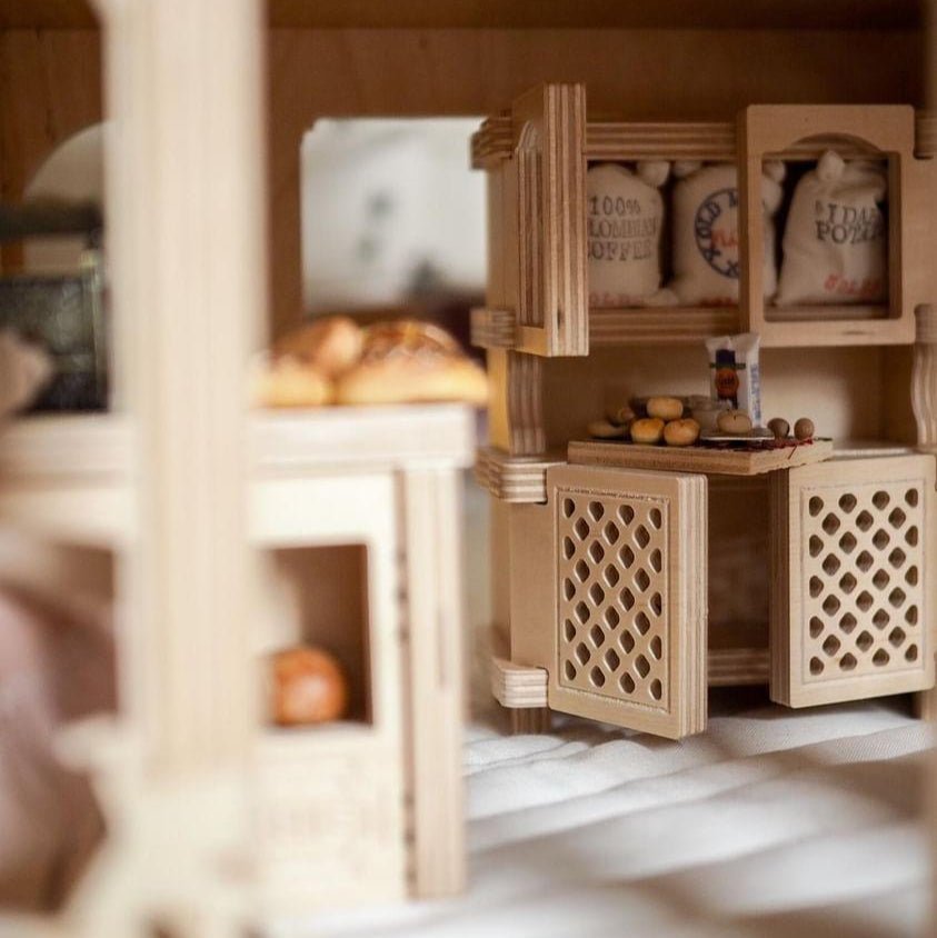 Puppenhaus aus Holz Bakery - Little Baby Pocket