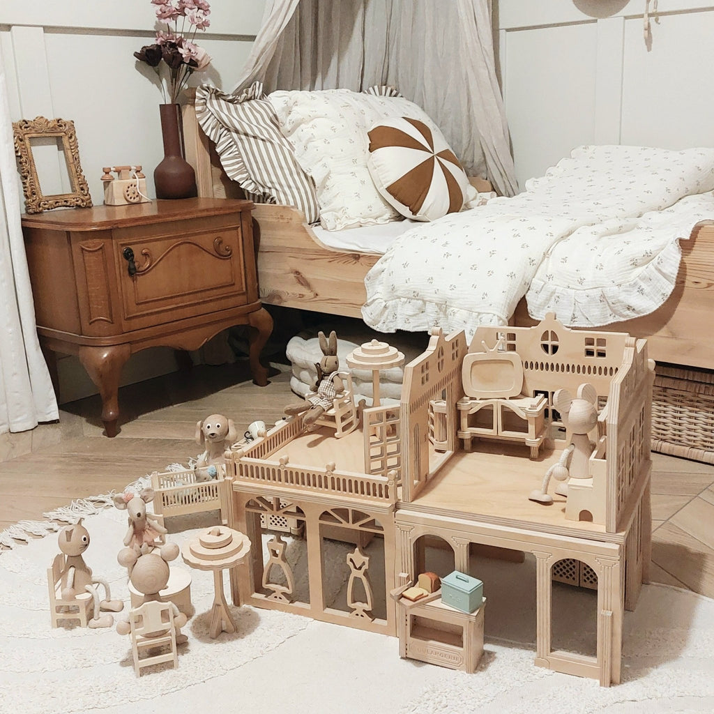 Puppenhaus aus Holz Bakery - Little Baby Pocket