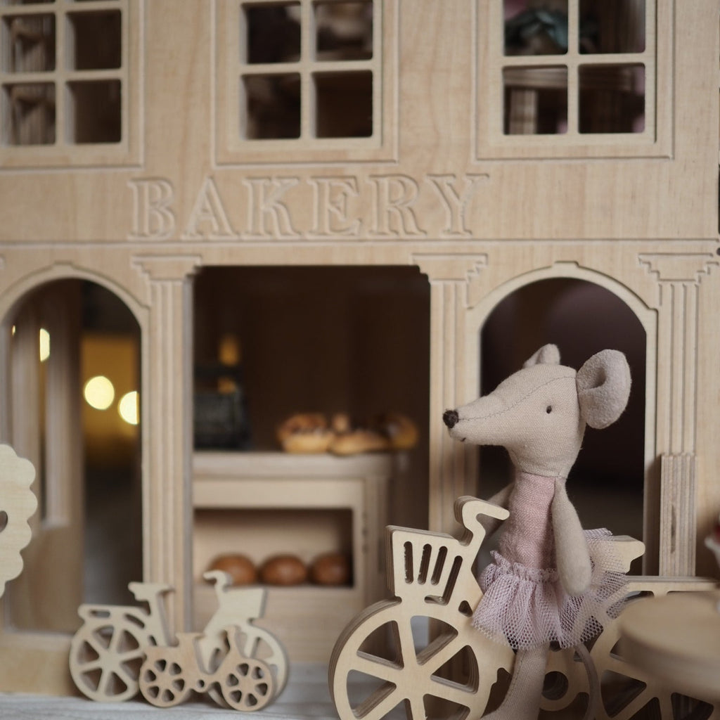Puppenhaus aus Holz Bakery - Little Baby Pocket
