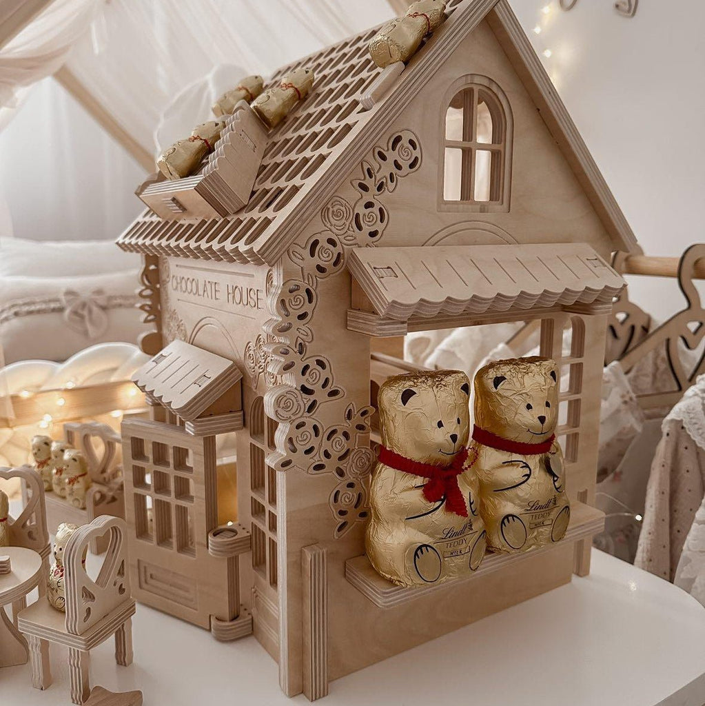 Puppenhaus aus Holz Chocolate - Little Baby Pocket
