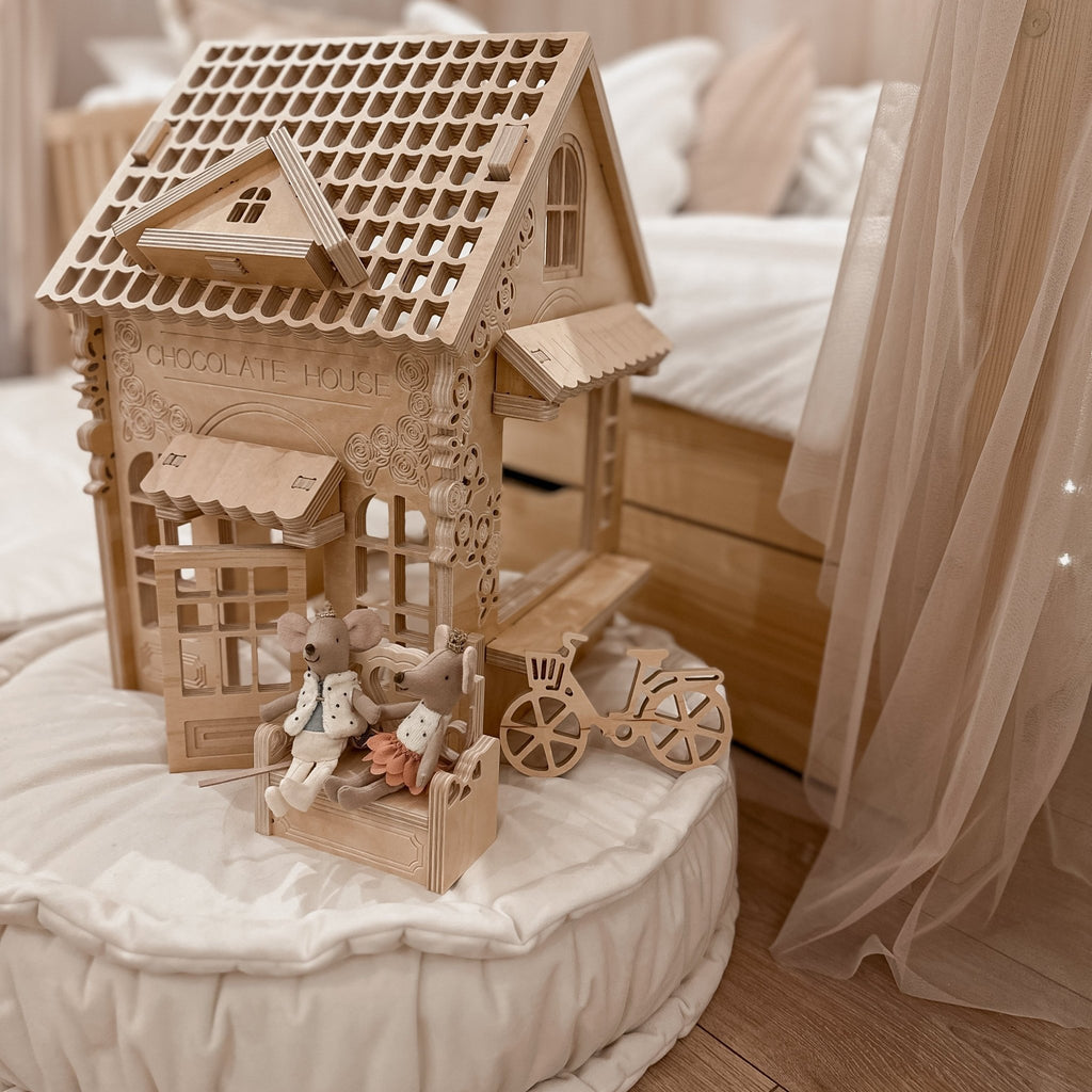 Puppenhaus aus Holz Chocolate - Little Baby Pocket