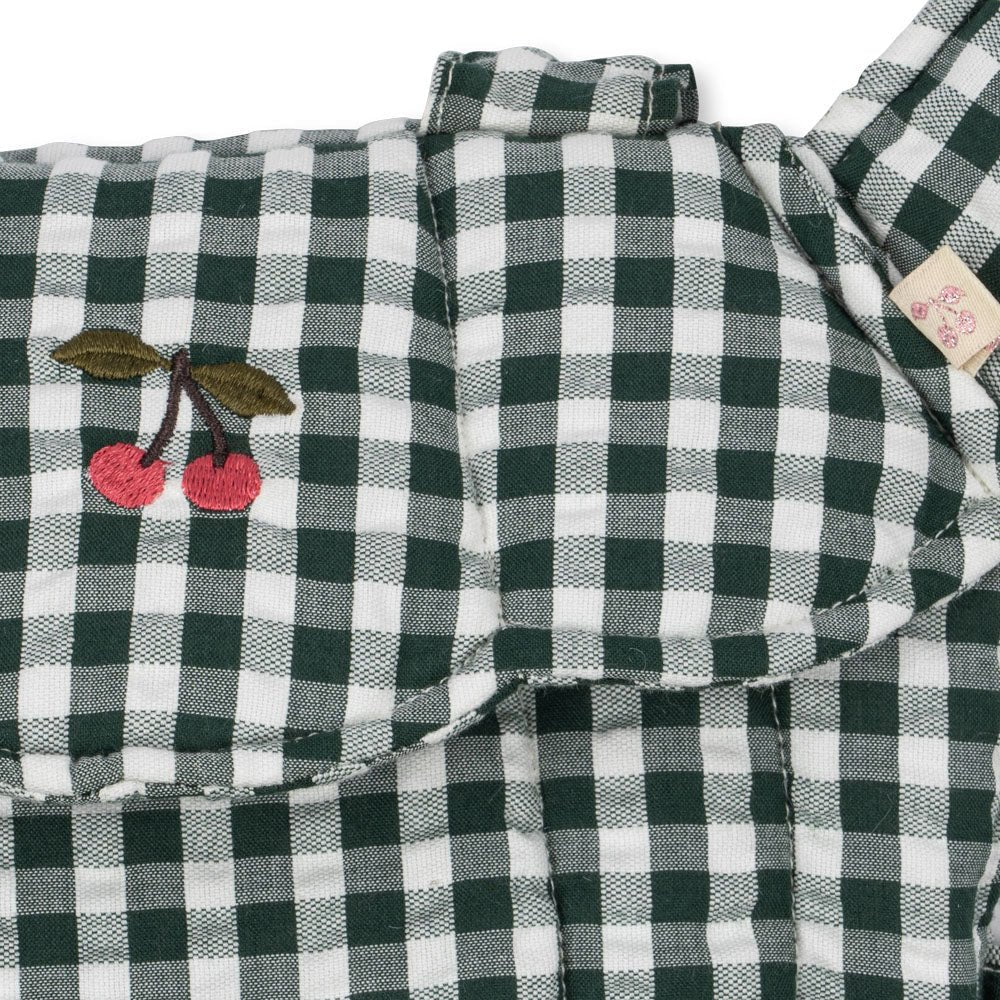 Puppentrage Green Check Konges Sløjd - Little Baby Pocket
