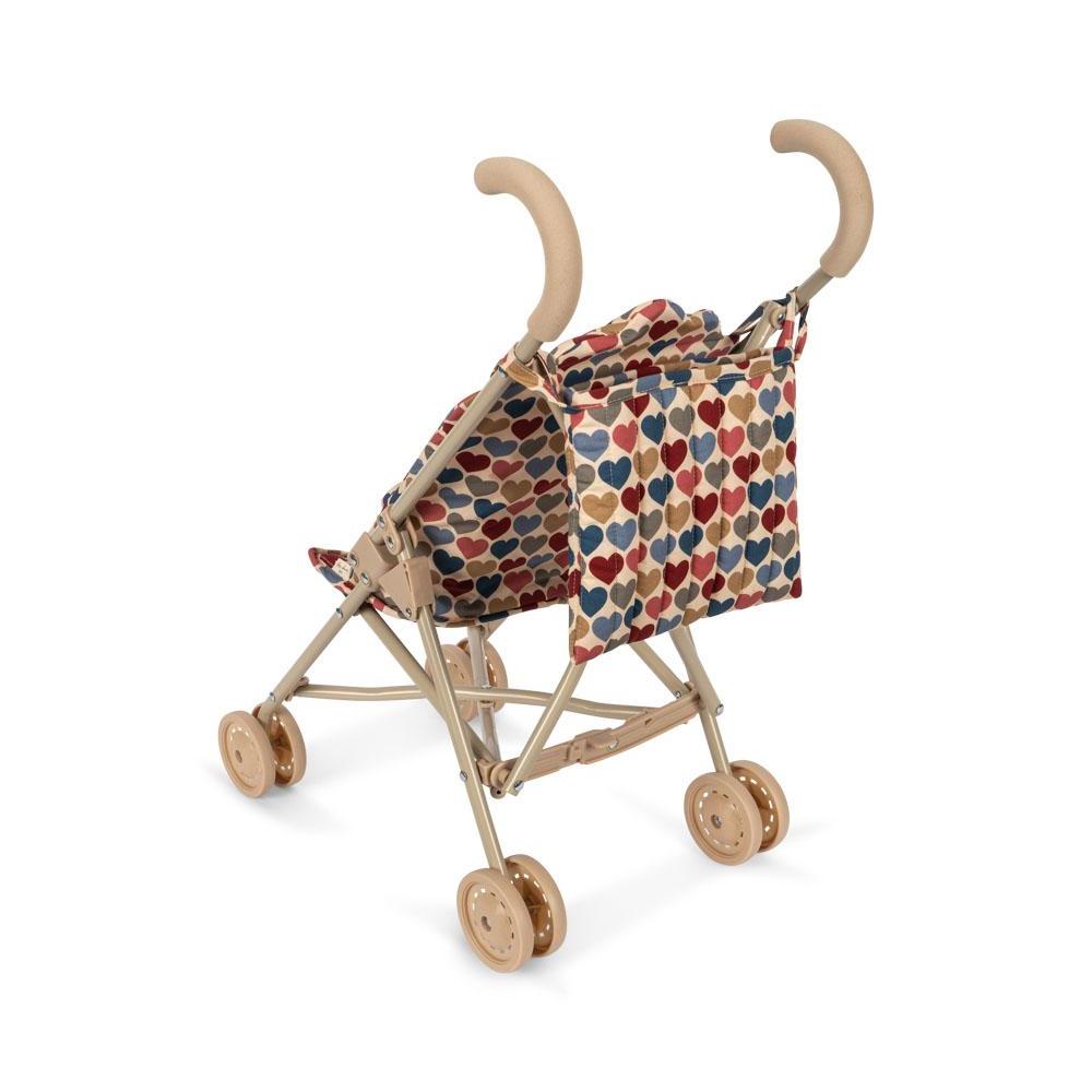 Puppenwagen Buggy "Doll Stroller Coeur Bisous" - Little Baby Pocket