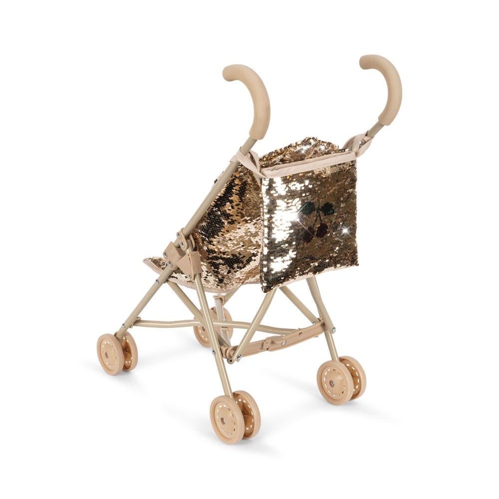 Konges Sløjd - Puppenwagen Buggy Sparkly Doll Stroller Cherry