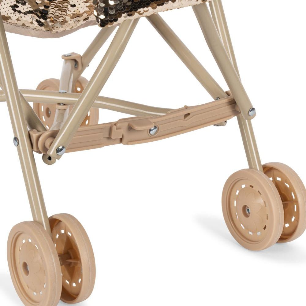 Konges Sløjd - Puppenwagen Buggy Sparkly Doll Stroller Cherry