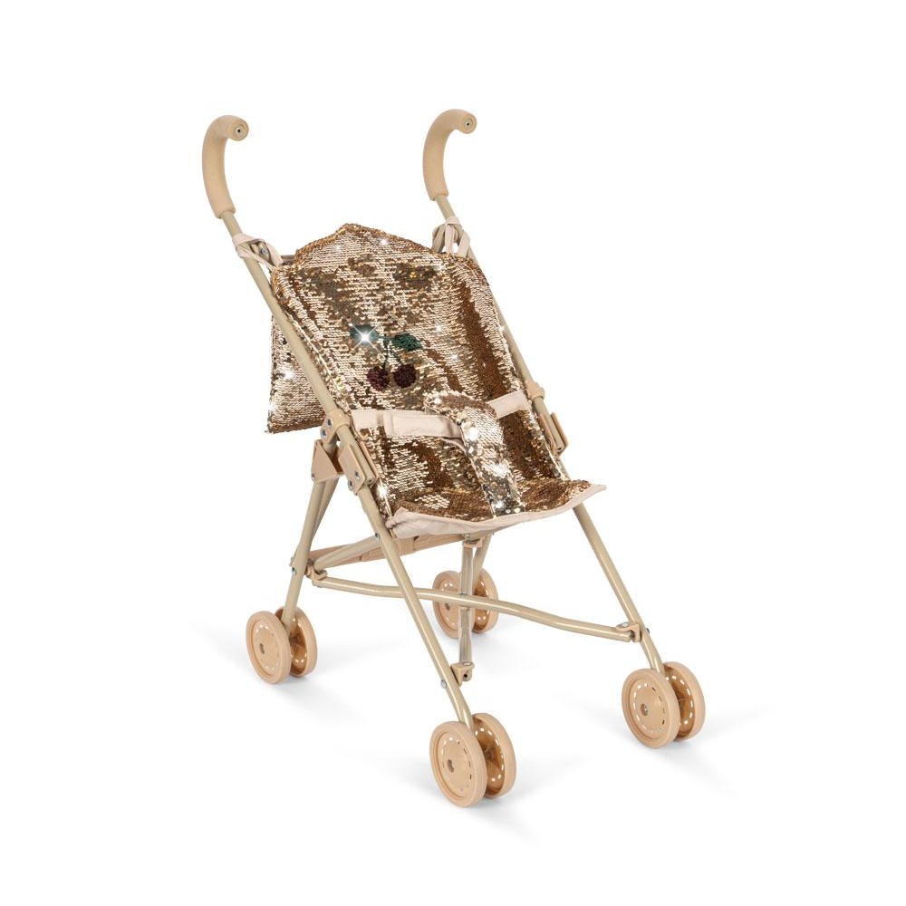 Konges Sløjd - Puppenwagen Buggy Sparkly Doll Stroller Cherry