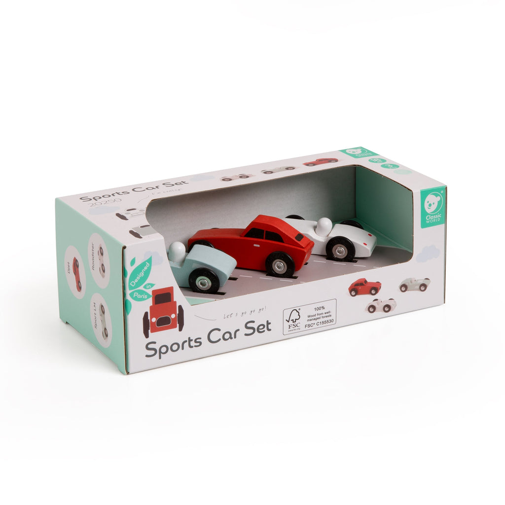 Classic World - Rennwagen 3er - Set