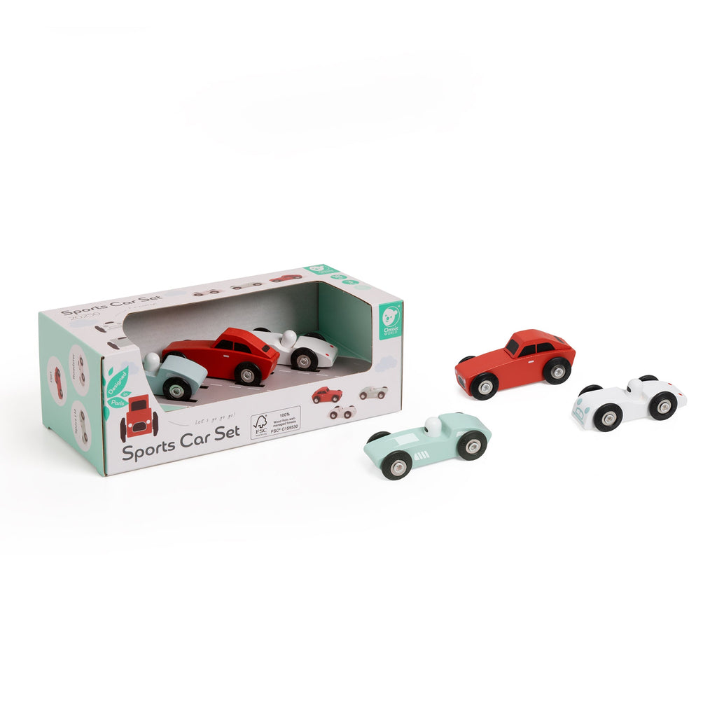 Classic World - Rennwagen 3er - Set