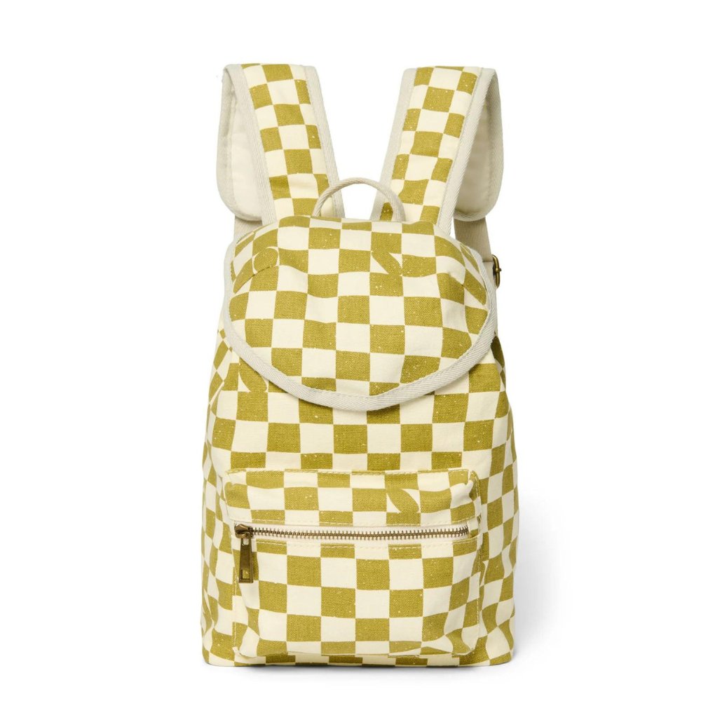 Rucksack "Checkerboard Mini Hay" - Little Baby Pocket