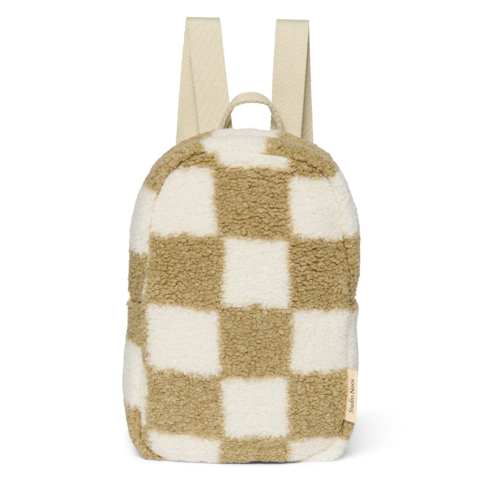 Mini Rugsack Binibamba x Studio Noos Mini Rucksack Toast Checked – Little Baby Pocket