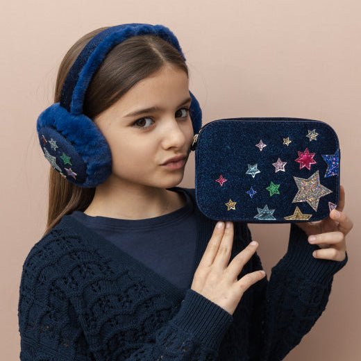 Samtige Kindertasche Night Sky - Little Baby Pocket