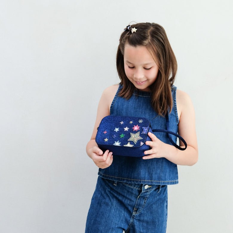 Samtige Kindertasche Night Sky - Little Baby Pocket