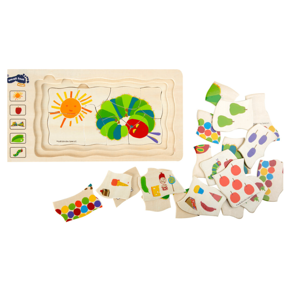 Schichtenpuzzle Raupe Nimmersatt - Little Baby Pocket