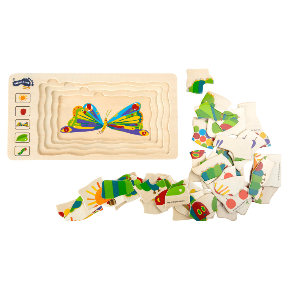 Schichtenpuzzle Raupe Nimmersatt - Little Baby Pocket